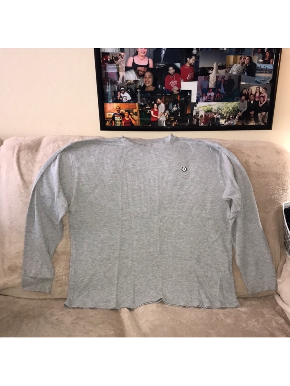 South Pole XL Lightweight Grey Crewneck thermal shirt